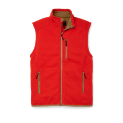 Ridgeway Fleece Vest - Steelhead Red