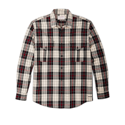 Lightweight Alaskan Guide Shirt - Off White Black Red