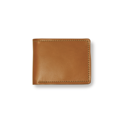Bridle Leather Bi-fold Wallet - Tan Leather