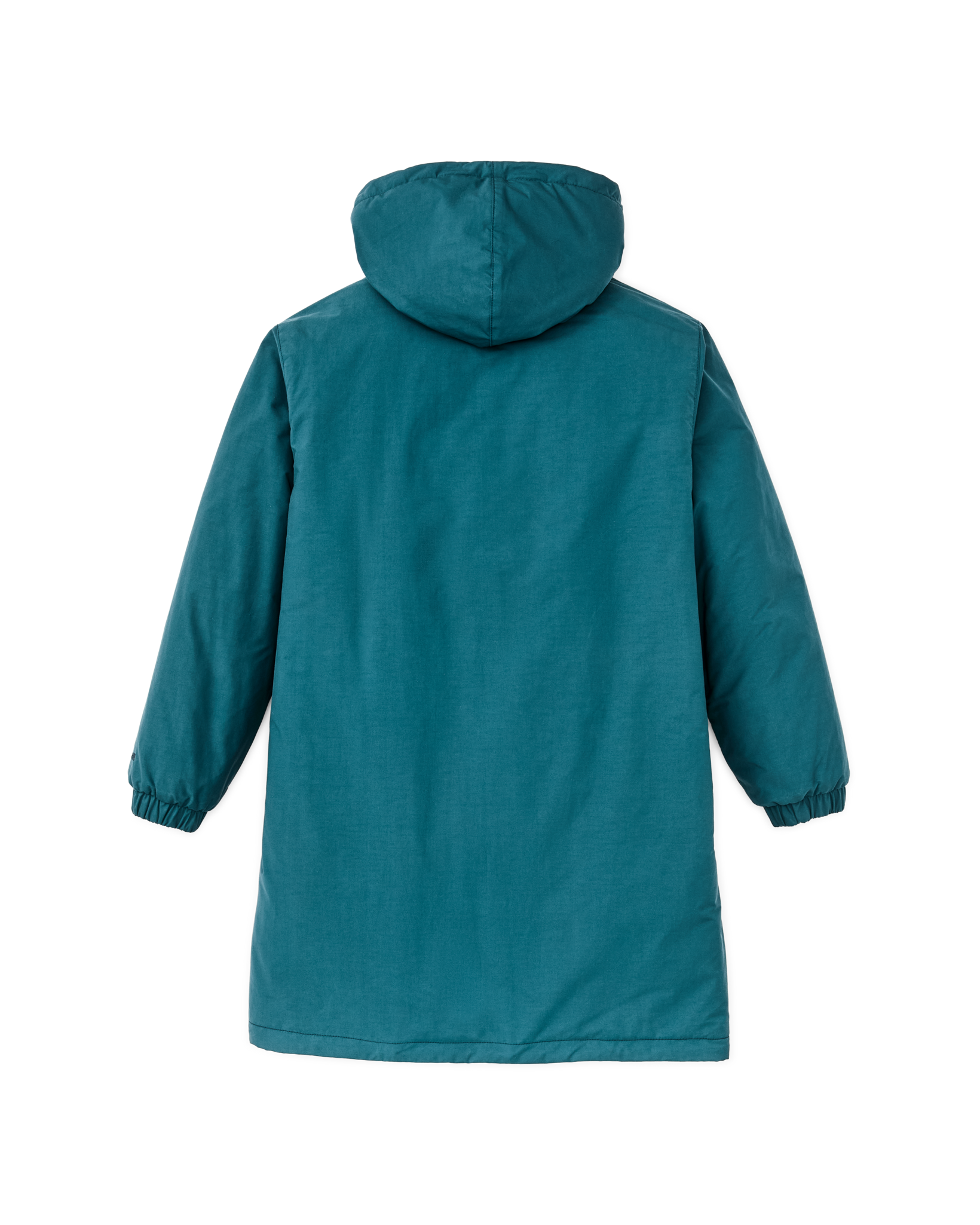 Women's Reversible Woolly Fleece Coat - Dark Teal - Image 8