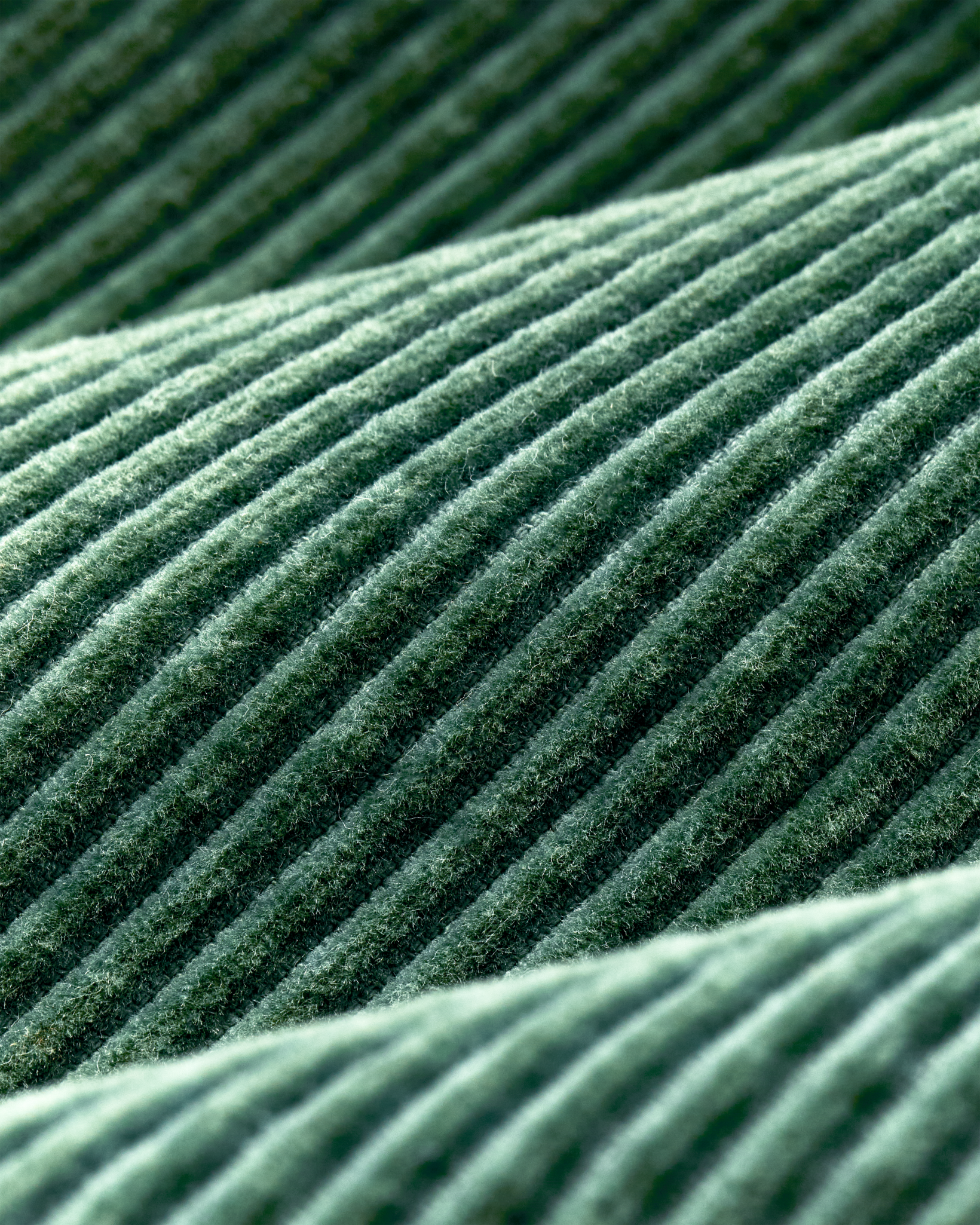 6-wale Corduroy Shirt - Seabed Green - Image 5